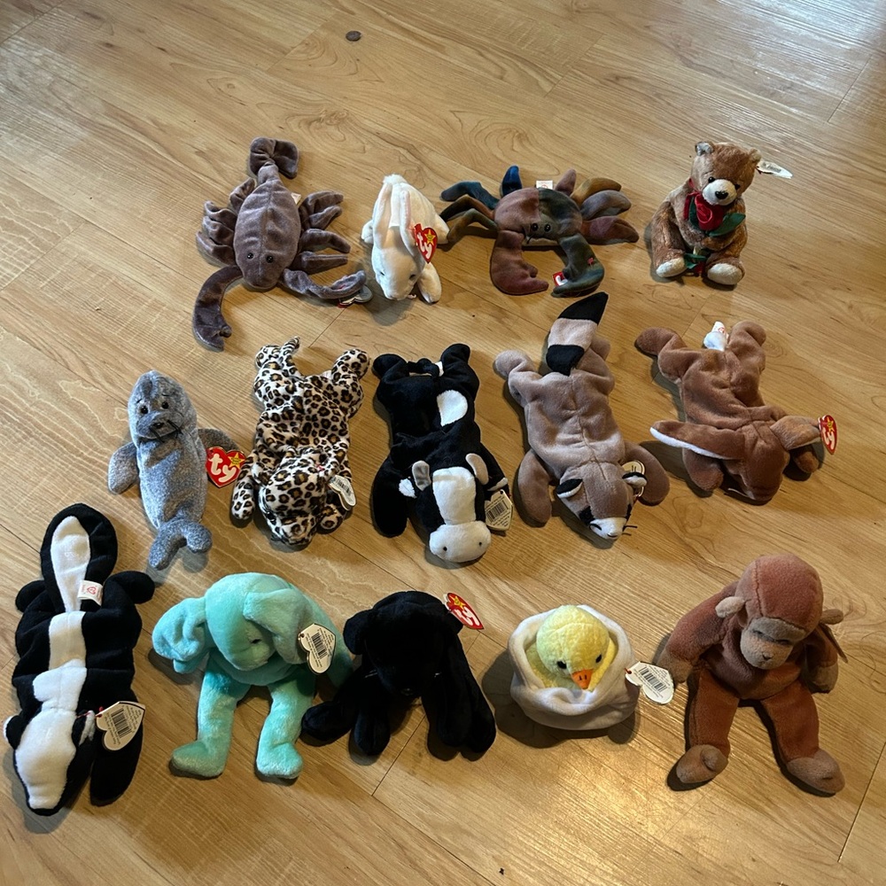 Beanie Babies Plush Toy Collection